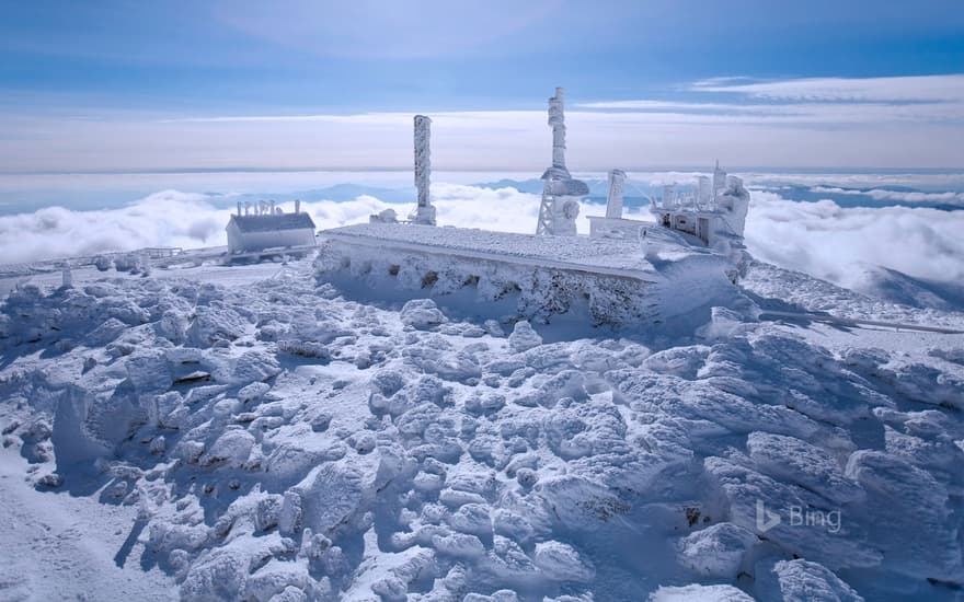 The Mount Washington Observatory in New Hampshire