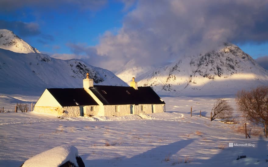 White Corries in winter, Glen Coe, Highlands, Scotland