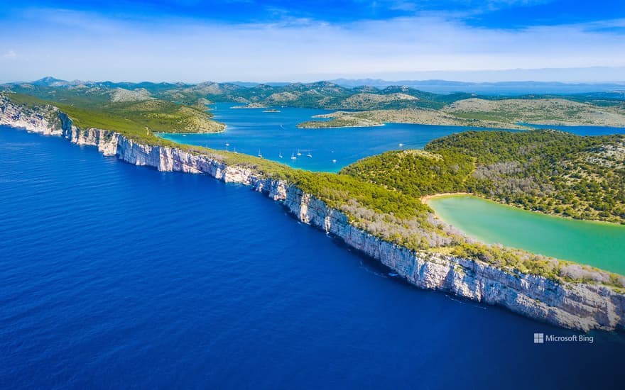 Cliffs of Telašćica Nature Park, Dugi Otok Island, Croatia