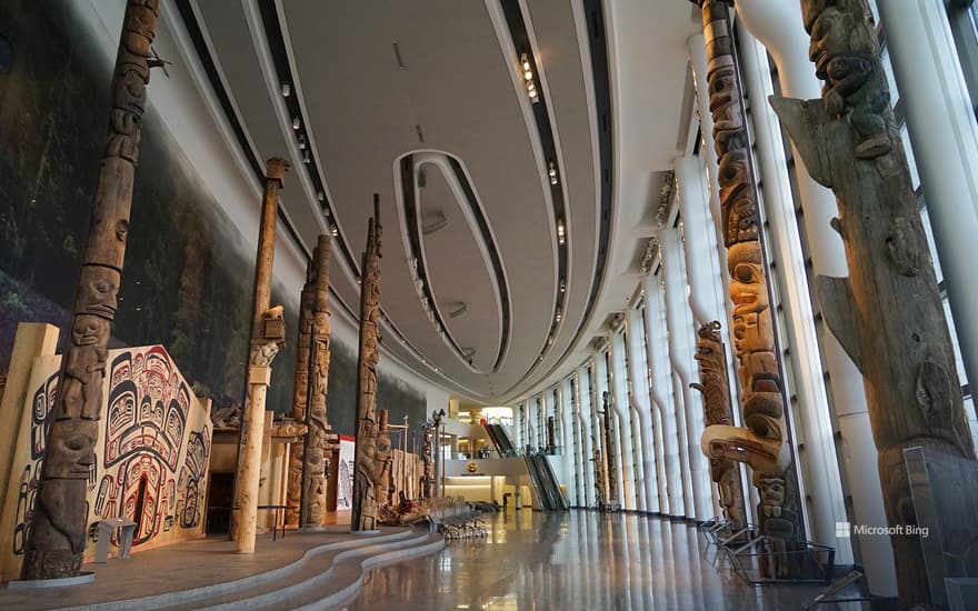 Interior exhibits of the Canadian Museum of History