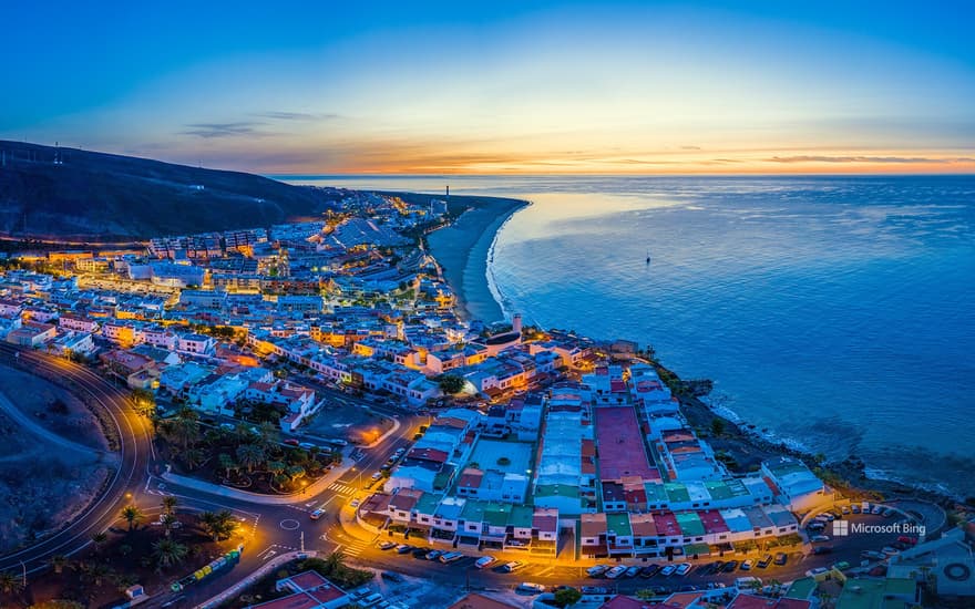 Morro Jable and Playa del Matorral, Fuerteventura, Canary Islands, Spain