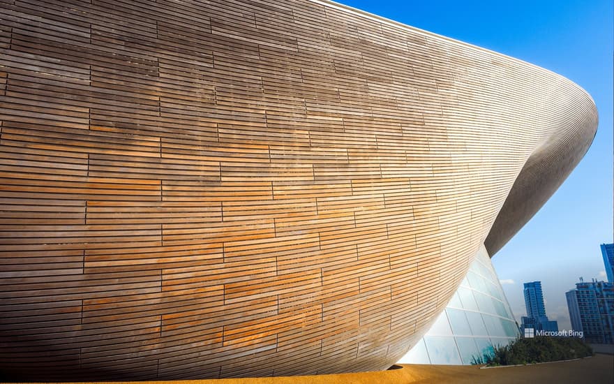 London Aquatics Centre at the Queen Elizabeth Olympic Park in Stratford