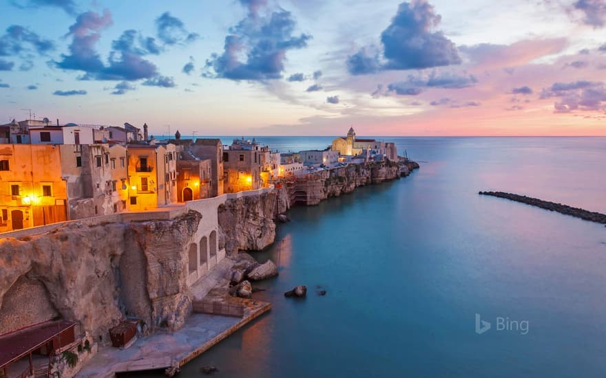 Vieste on the Adriatic coast of Italy